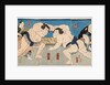 Wrestling match Shiranui vs Jimmaku, 1860s by Anonymous