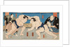 Wrestling match Shiranui vs Jimmaku, 1860s by Anonymous