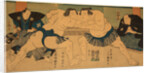 Wrestling match Tagasugo vs Ayusegawa, 1866 by Anonymous