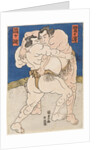 Wrestling match Uzugafuchi vs Washigahama, c. 1830 by Anonymous
