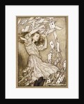 At this the whole pack rose up into the air, and came flying down upon her, 1907 by Anonymous