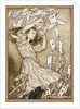 At this the whole pack rose up into the air, and came flying down upon her, 1907 by Anonymous