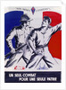 Poster Un Seul Combat pour une Seule Patrie pub. 1944 by Anonymous