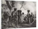 Napoleon at Montereau: The bullet that will kill me is not yet cast! by Anonymous