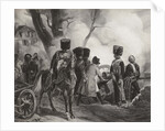Napoleon at Montereau: The bullet that will kill me is not yet cast! by Anonymous