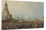 The triumphal entry of the Coronation Procession into Kremlin on August 17, 1856, 1856 by Anonymous