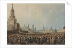 The triumphal entry of the Coronation Procession into Kremlin on August 17, 1856, 1856 by Anonymous