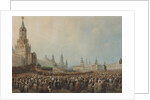 The triumphal entry of the Coronation Procession into Kremlin on August 17, 1856, 1856 by Anonymous