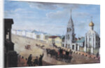 View of the Arbat Street in Moscow, 1830s by Anonymous