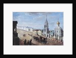 View of the Arbat Street in Moscow, 1830s by Anonymous
