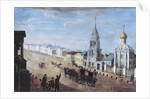 View of the Arbat Street in Moscow, 1830s by Anonymous