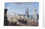 View of the Arbat Street in Moscow, 1830s by Anonymous