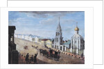 View of the Arbat Street in Moscow, 1830s by Anonymous