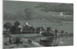 View of the Novodevichy Convent in Moscow, 1848 by Anonymous