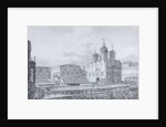 Cathedral Square, Kremlin, 1820s by Anonymous