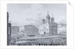 Cathedral Square, Kremlin, 1820s by Anonymous