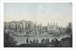 View of the Shablykino Estate, 1840 by Anonymous