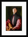 Portrait of a Luteplayer, ca 1528-1529 by Anonymous