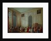 Mozart Giving A Concert In The Salon des Quatre-Glaces at the Palais du Temple by Anonymous