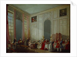 Mozart Giving A Concert In The Salon des Quatre-Glaces at the Palais du Temple by Anonymous