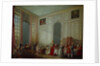 Mozart Giving A Concert In The Salon des Quatre-Glaces at the Palais du Temple by Anonymous