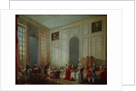 Mozart Giving A Concert In The Salon des Quatre-Glaces at the Palais du Temple by Anonymous