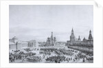 Red Square in Moscow, 1820s by Anonymous