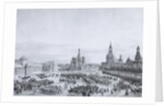 Red Square in Moscow, 1820s by Anonymous