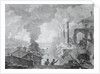 Fire of Moscow on September 1812 (The French in Moscow), 1824 by Anonymous