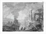 Fire of Moscow on September 1812 (The French in Moscow), 1824 by Anonymous