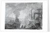 Fire of Moscow on September 1812 (The French in Moscow), 1824 by Anonymous