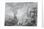 Fire of Moscow on September 1812 (The French in Moscow), 1824 by Anonymous