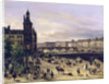 Le marché aux fleurs, la Tour de lHorloge, le Pont au Change et le Pont-Neuf, 1832 by Anonymous