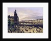 Le marché aux fleurs, la Tour de lHorloge, le Pont au Change et le Pont-Neuf, 1832 by Anonymous