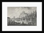 Mokhovaya Street and the Pashkov House in Moscow by Anonymous