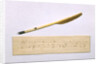 Quill pen with which Nikolai Gogol worked on the second part of the Dead Souls by Anonymous
