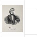 Portrait of the Literary critic and Philosopher Vissarion Grigoryevich Belinsky, 1860s by Anonymous