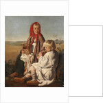 Children in the field, 1860s by Anonymous