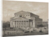 The Bolshoi Theatre in Moscow, 1859 by Anonymous