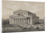 The Bolshoi Theatre in Moscow, 1859 by Anonymous