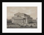 The Bolshoi Theatre in Moscow, 1859 by Anonymous