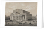 The Bolshoi Theatre in Moscow, 1859 by Anonymous