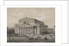 The Bolshoi Theatre in Moscow, 1859 by Anonymous