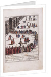 Procession of the Doge and his entourage in the Piazza San Marco in Venice, 1609 by Anonymous
