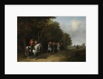 1st Squadron of the Life Guard Hussar Regiment on maneuvers, 1838 by Anonymous