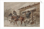 The hunters, 1885 by Anonymous