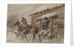 The hunters, 1885 by Anonymous