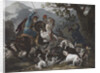 The Wild Boar Hunting in Poland, 1830s by Anonymous