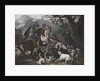 The Wild Boar Hunting in Poland, 1830s by Anonymous