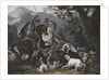 The Wild Boar Hunting in Poland, 1830s by Anonymous